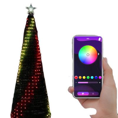 China Christmas Holiday Decoration Longstar Color Changing Christmas Lights Luces De Navidad Novedades Pre-lit Christmas Tree With Led Lights for sale