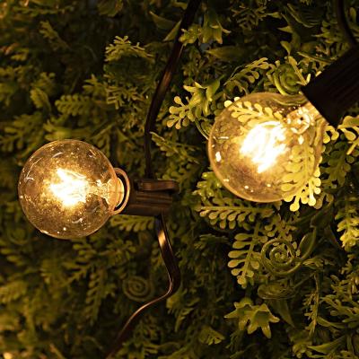 China 25/50ft G40 indoor/outdoor waterproof fairy festoon patio fairy festoon lights Longstar led string lights g40 for sale