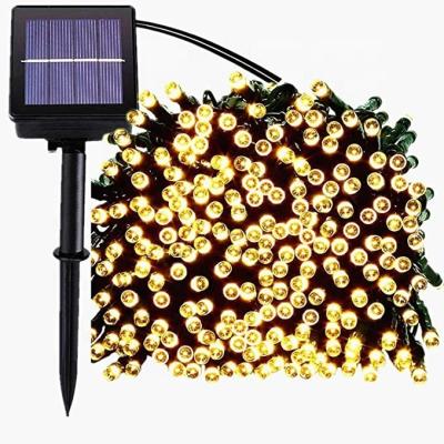 China Fashion Longstar Waterproof Christmas Led Solar String Lights Outdoor With Plug for sale