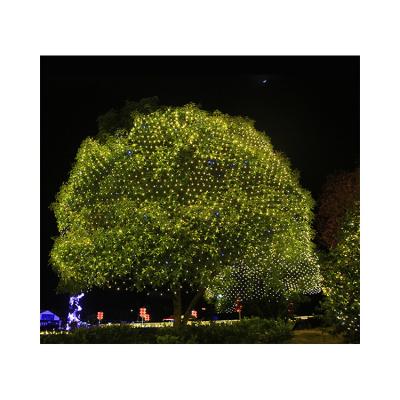 China 8 functions and 2021 3m*3m remote control 300 lights Christmas net lights for garden tree outdoor lawn led decorative light for sale