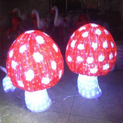 China Outdoor Garden Use 3D Plant Fancy Pattern Large LED Light For Christmas for sale