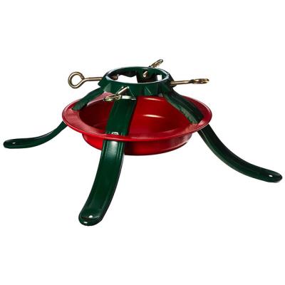 China Metal Plug Water Metal Christmas Tree Stand For Real Tree for sale