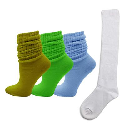 China Others Custom Slouch Slouch Basketball Long Socks For Women, Cotton Slouch Cotton Socks For Woman Socks for sale