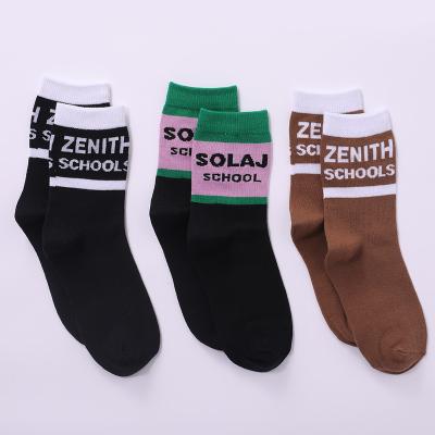 China Quality Breathable Custom Logo Whole Cotton African Socks Factory Sales School Socks Colored Socks for sale