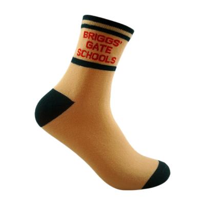 China Breathable Factory Selling Custom Logo Crew Socks Nigeria School Socks Kids Socks Cotton for sale