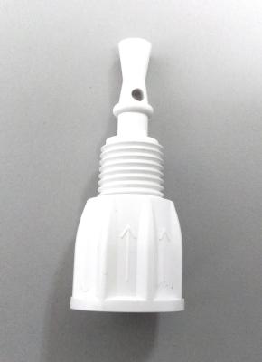 China PVC M1100-1240 White Injection Valve , Plastic Injection Mold Parts ISO for sale