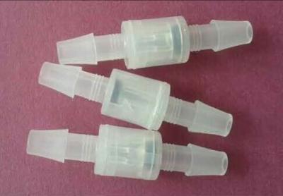 China Clear PP Housing Return Pump Valve Plastic Injection Molding Parts for sale