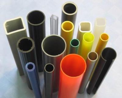 China OEM Plastic Extrusion Profiles Tube of 100% virgin PVC PP ABS for sale