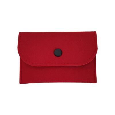 China Soft Felt Wallet Bag Pocket Card Bag and Card Holder for sale