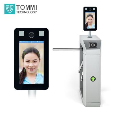 China TOMMI Hot Sale cost performance of built-in siren good facial recognition access control access control attendance system free sdk api software for sale