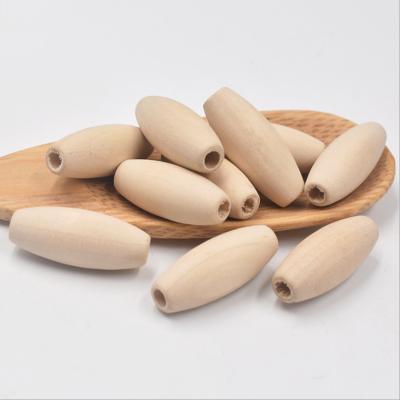 China For Kid Diy Oval Hollow Out Wooden Crafts Jewelry Tools Custom Hemu Beads DIY Loose Beads Home Decorations Baby Toys Accessories for sale