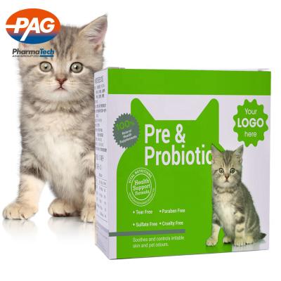 China Sustainable OEM & ODM Services Promotes Digestion Animal Feed And Probiotics Powder For Pet Cats for sale