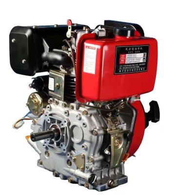 China Manual or Electric Start Diesel Engine Air Cooled Single Cylinder Air Cooled 4-Stroke Diesel Engine Used for Water Pump/Genset/Road Cutter for sale