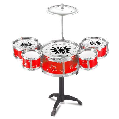 China ABS Kids Mini Portable Percussion Toy Toddler Jazz Drum Set for sale