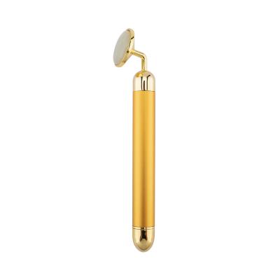 China For commercial & Home Use Beauty Gold Bar 24k Jade Pulse Electric Facial Massager for sale