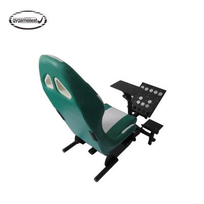 China Green Popular Folding Light Ergonomically Designed GY Game Racing Car Logitech G29 Factory Seat Racing Simulator Cockpit for sale