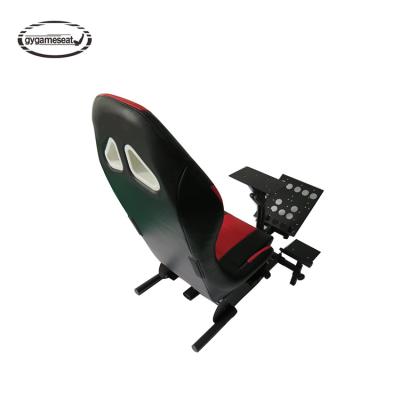 China New Black Ergonomically Designed Adjustable Folding Racing Wheel Seat GY For Logitech G25 G27 G29 for sale