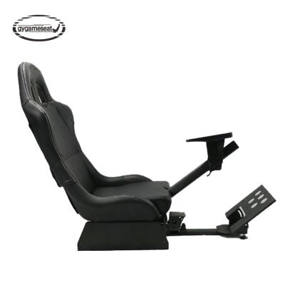 China GY Ergonomically Designed Playstation 4 Thrustmaster Racing Seat Xbox Chair With Steering Wheel Support for sale