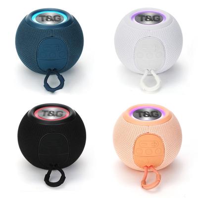 China Original TG-337 LED Flashing Light DJ Outdoor Spherical Globular Box Parlante Bass Bocina Wireless Speaker Portable TWS bluetooths Speaker for sale