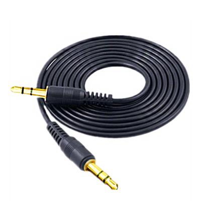 China Molded Gold Plated Connectors With Grommets Factory Direct Wholesale 1.5m 3m 5m TRS 3.5mm Male To Male Gold Stereo Audio Cable Manufacturing for sale