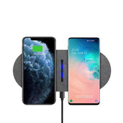 China Dual Chargers 15w Fast Wireless Charging Station 15W Extremely Thin Dual Wireless Charger Hot Selling Amazon 30W Qi Wireless Fast for sale