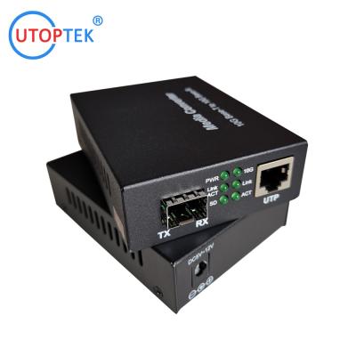 China 10g Base-T to 10G Base-R Optical Media Converter Fiber Optic Cheap Price 10G media converter mini for sale