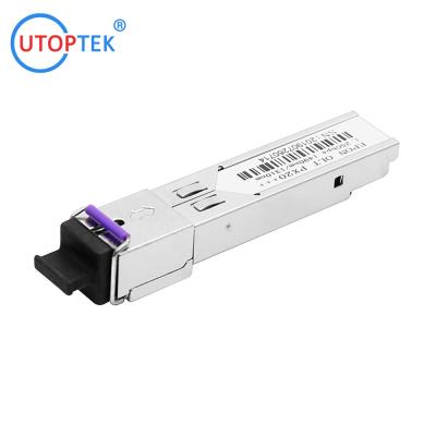 China EPON OLT PX20+++ 1.25Gbps SFP Tx1490nm/Rx1310nm Single SC 20km optical SFP transceiver module for sale