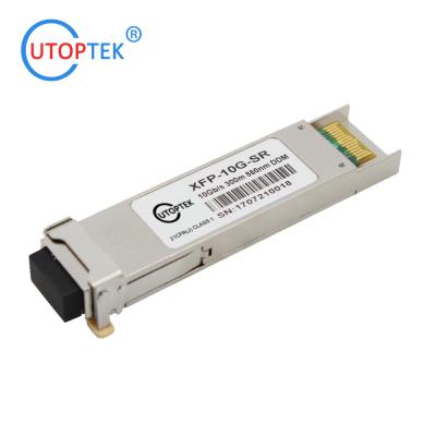 China 10G XFP SR MM Duplex LC 850nm 300meter DDM Cisco Compatible XFP optical module for sale