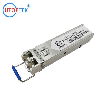 China 2.5Gb/s SFP Single mode 1310nm 40km duplex LC optical fiber Transceiver Module DDM for cisco/huawei/Aruba/HP for sale