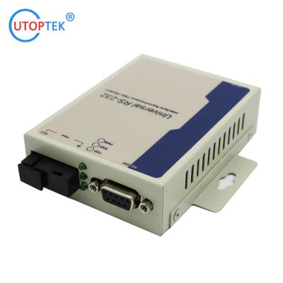 China RS232 DB9 to Fiber Modem SM Bidi SC/FC/ST 20km pair A+B Media Converter for contact closure alarm system using for sale