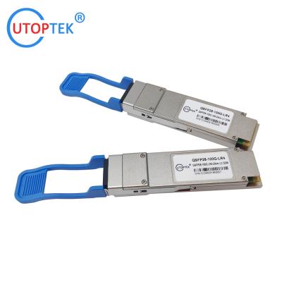 China Cisco Qsfp-100g-LR4 20km Compatible 100Gbase-Lr4 Qsfp28 1310nm 20km Dom Optical Transceiver Module for sale