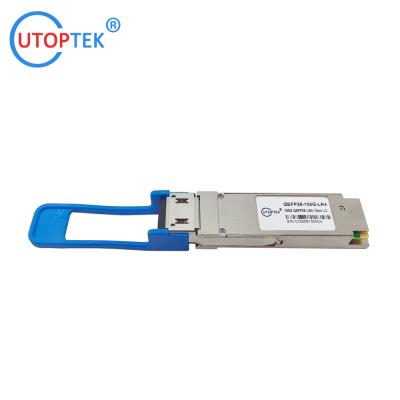 China QSFP28-100G-LR4 Single mode 1310nm duplex LC 10km optical sfp transceiver 100G module Cisco huawei compatible for sale