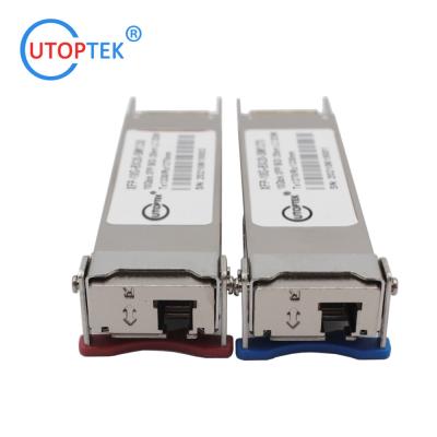 China Cisco Compatible 10G XFP bidi LC 10Km xfp transceiver modules for Huawei/HPE/Arisa/Brocade/Mikrotik for sale