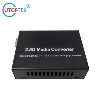 China China Factory OEM 2.5GB SFP to RJ45 Fiber Media Converter with high quality best price for sale