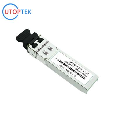 China SFP28-25G-BX10-D/U SFP28 1330nm/1270nm bidi 10km DOM Transceiver Module compatible Cisco/Huawei/Mikrotik for sale