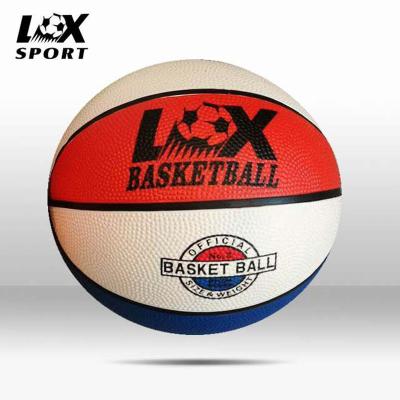 China Customized Indoor Or Outdoor Colorful Rubber Basketball for sale