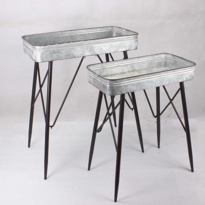 China American style metal detachable and foldable storage tray, can be used in balcony or place garden for sale