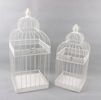 China Factory Country French Cheap Vintage Decorative Birdcage Directly For Planting, Wedding for sale