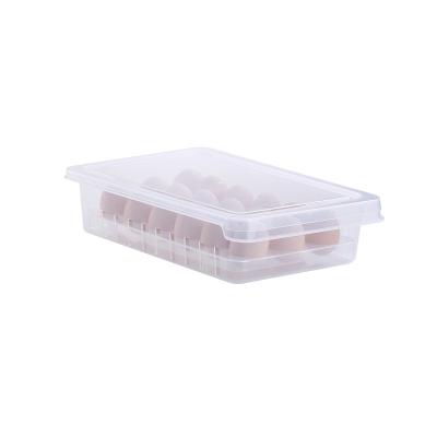 China Freezer-Refrigerated Fresh-keeping Fruits and Vegetables Storage Box 18 Compartment Egg Storage Box Box Egg Storage Container for sale