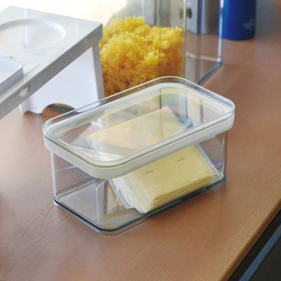 China Freshness Preservation 0.9L-Japanese-made Food Storage Boxes Kitchen Food Storage Containers Transparent Sealed Moisture Proof for sale