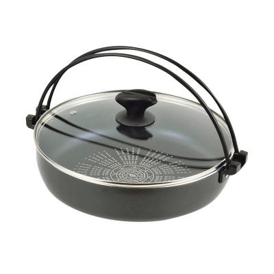 China 26cm-High-quality oriental non-stick sukiyaki pot with lid sukiyaki pot for sale