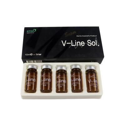 Cina V Line Sol Iniezioni Dissolventi Grassi Viso Lipolitico Super 5 pz*10 ml in vendita