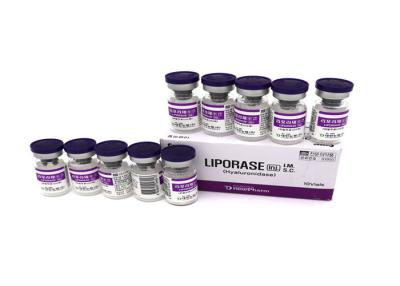 China Liporase Hyaluronidase 1500iu Lyophilized 1500u 10vials Solution For Dissolving HA Acid en venta