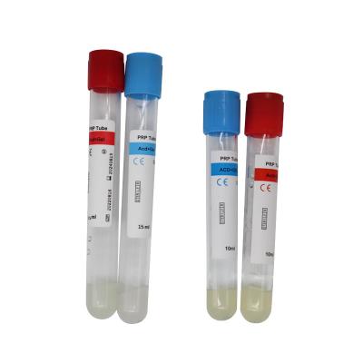 China Tubo 10ml del OEM PRP con el gel del ACD para la plaqueta Rich Plas Prp Centrifuge Tube de la pérdida de pelo en venta