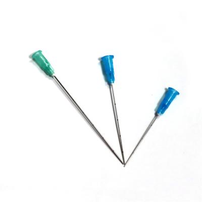 China 18g 50mm Blunt Tip Cannulas Disposable Cannula 22 Gauge Fine Micro Cannula en venta