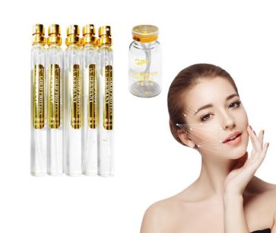 China Goldprotein-Peptid-Gesichtskollagen des Serum-5pcs, das Aufzug verlegt zu verkaufen