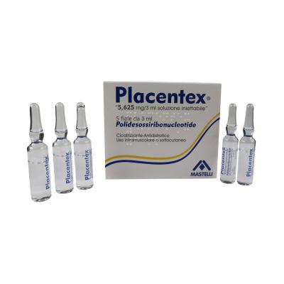 China Itália Placentex Skin Booster Injection Pdrn Salmão Branqueador Iluminador 3 ml X 5 Vaila à venda