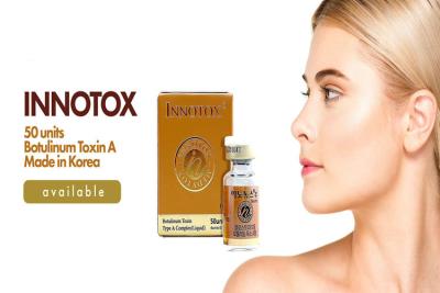 中国 Medytox Innotoxのしわのための液体のボツリヌス菌の毒素の注入50iu 販売のため