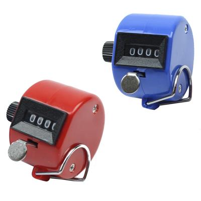 China Metal Hand 4 Digit Tally Counters Stadium Casino And Game Results Counters Manual Handheld Tally Counter People Sport Mechanical Digital 4 Digit Display Counter for sale