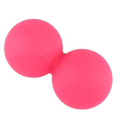 China Double Acupoint Version Silicone Myofascial Version Shoulder Peanut Ballpoint Pen Therapy Yoga Massage Ball Massager Hand Ball Massage for sale